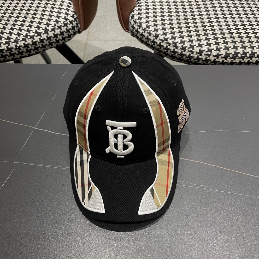 巴宝莉Burberry棒球帽新款百搭帽子显脸小夏季遮阳防晒户外运动小众