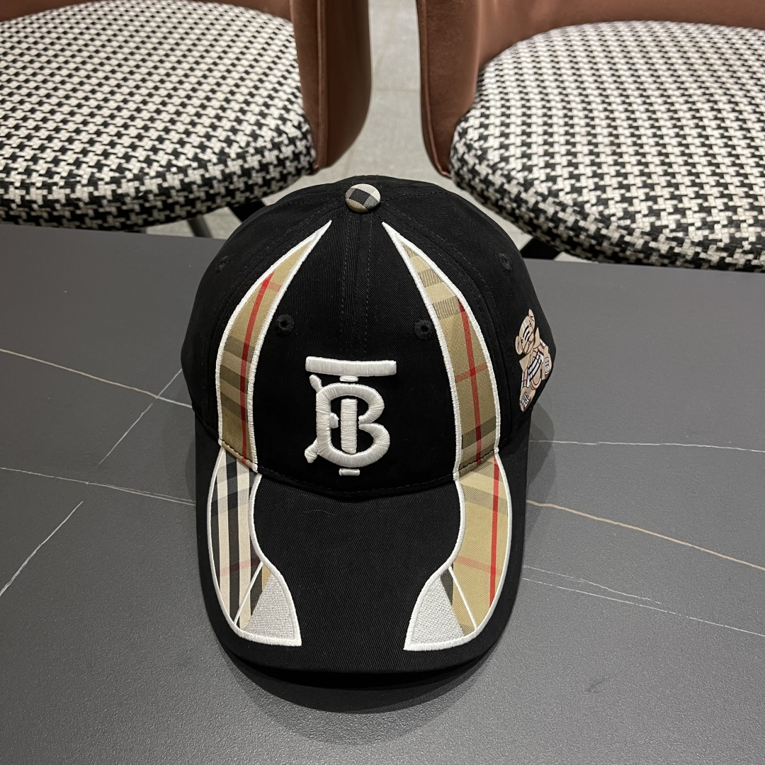 巴宝莉Burberry棒球帽新款百搭帽子显脸小夏季遮阳防晒户外运动小众
