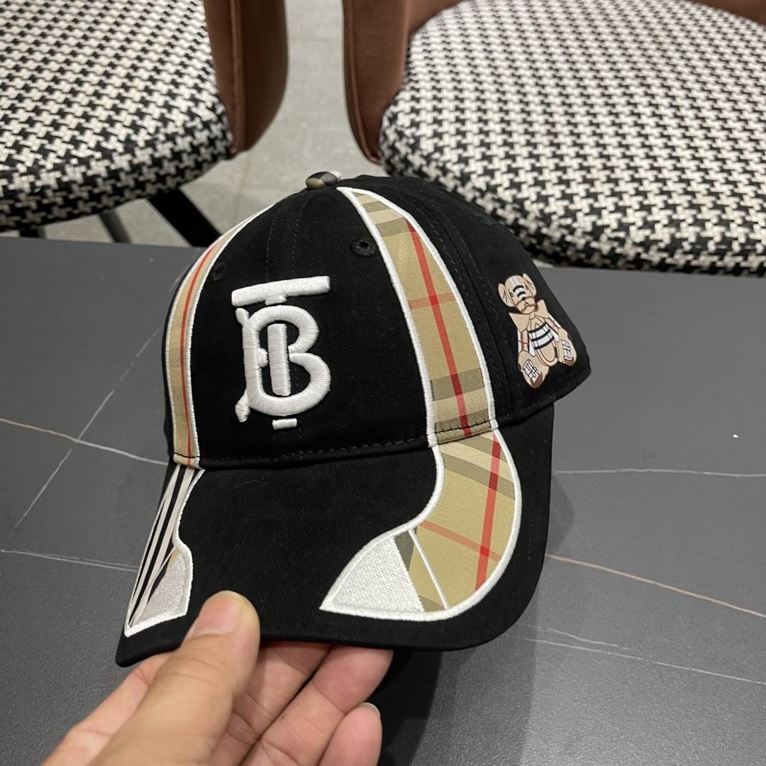 巴宝莉Burberry棒球帽新款百搭帽子显脸小夏季遮阳防晒户外运动小众