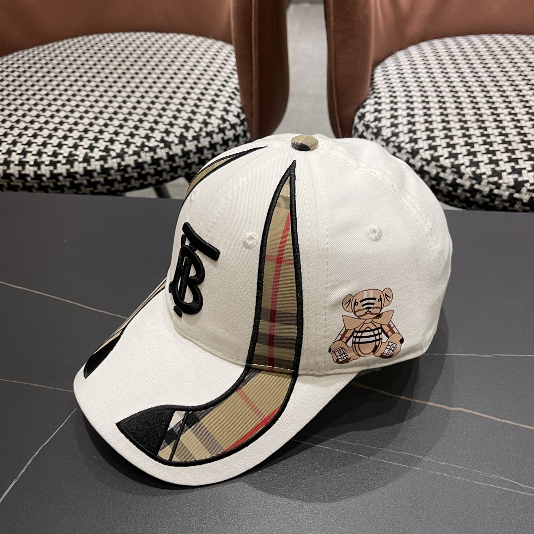 巴宝莉Burberry棒球帽新款百搭帽子显脸小夏季遮阳防晒户外运动小众