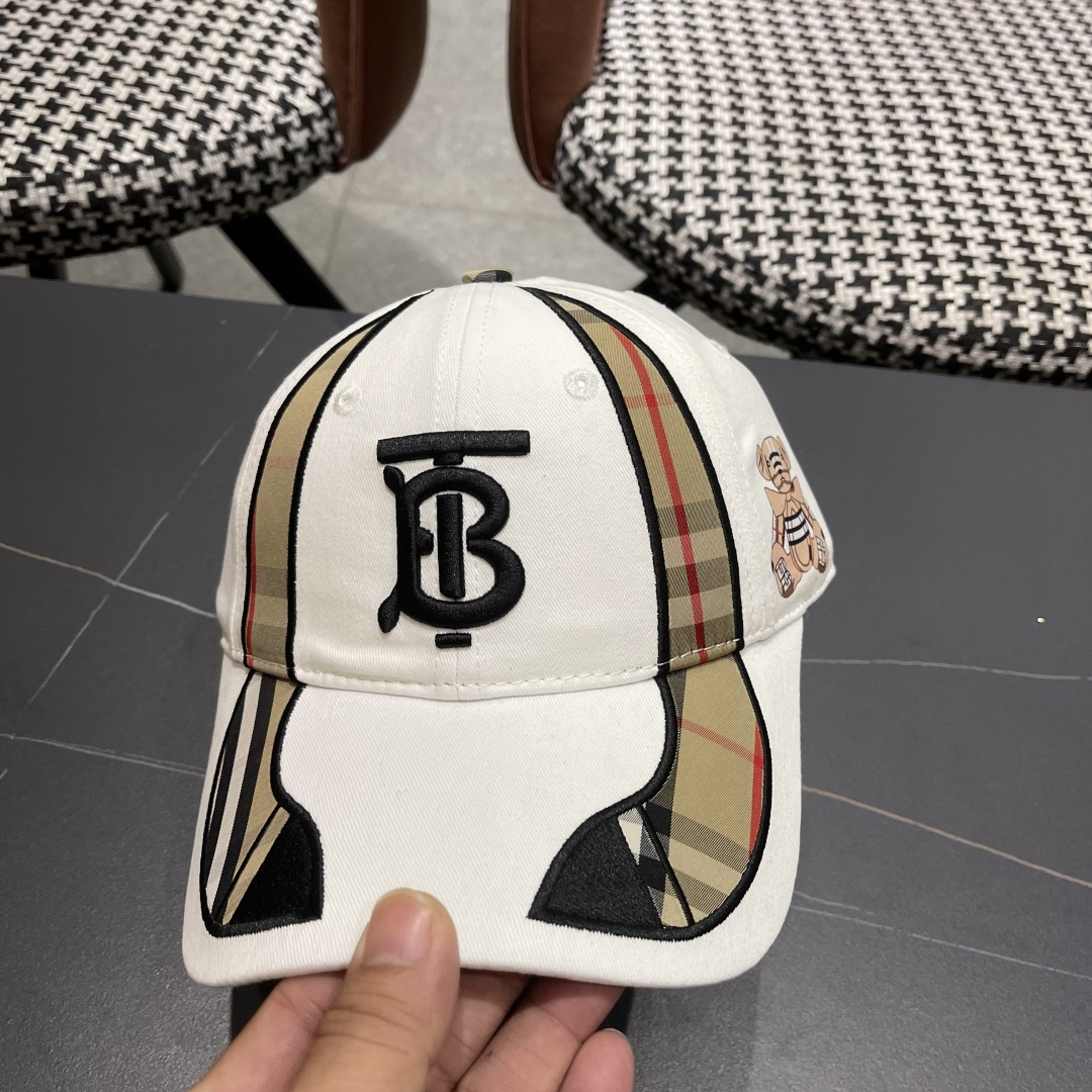 巴宝莉Burberry棒球帽新款百搭帽子显脸小夏季遮阳防晒户外运动小众