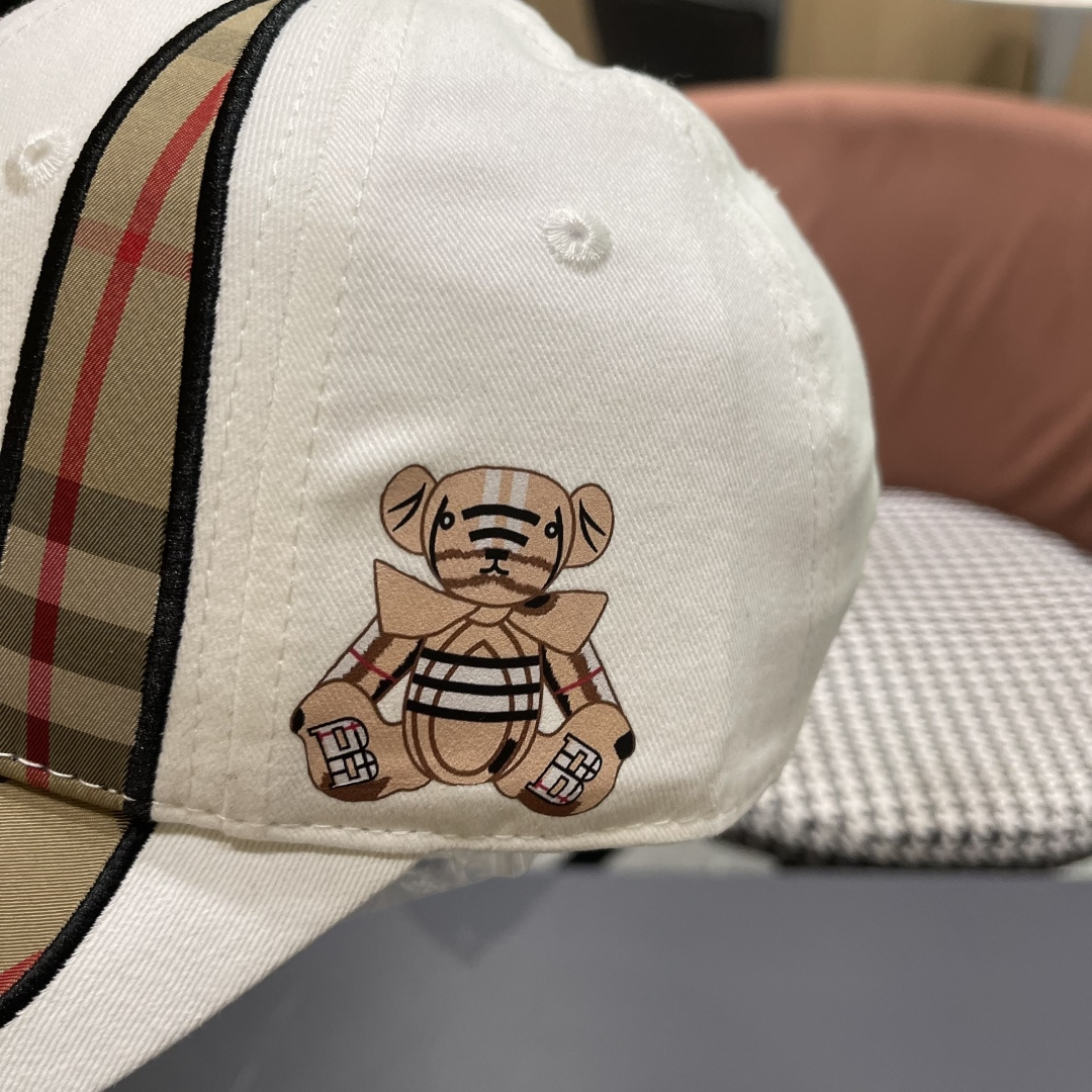 巴宝莉Burberry棒球帽新款百搭帽子显脸小夏季遮阳防晒户外运动小众