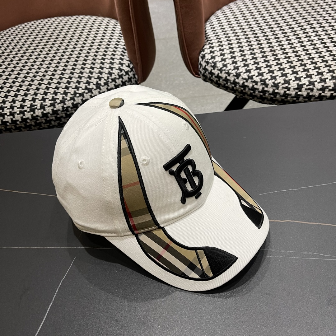 巴宝莉Burberry棒球帽新款百搭帽子显脸小夏季遮阳防晒户外运动小众