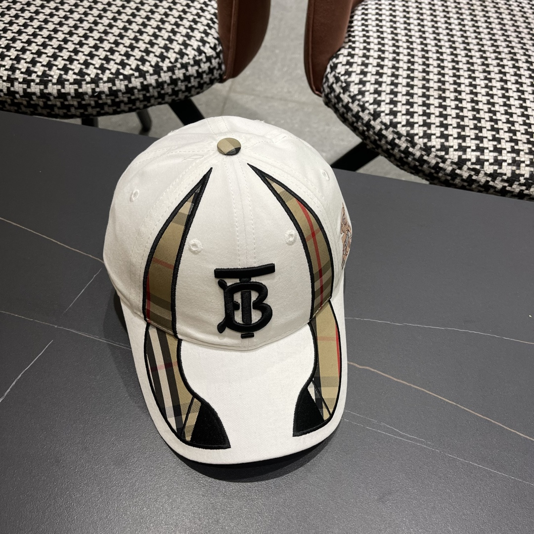 巴宝莉Burberry棒球帽新款百搭帽子显脸小夏季遮阳防晒户外运动小众