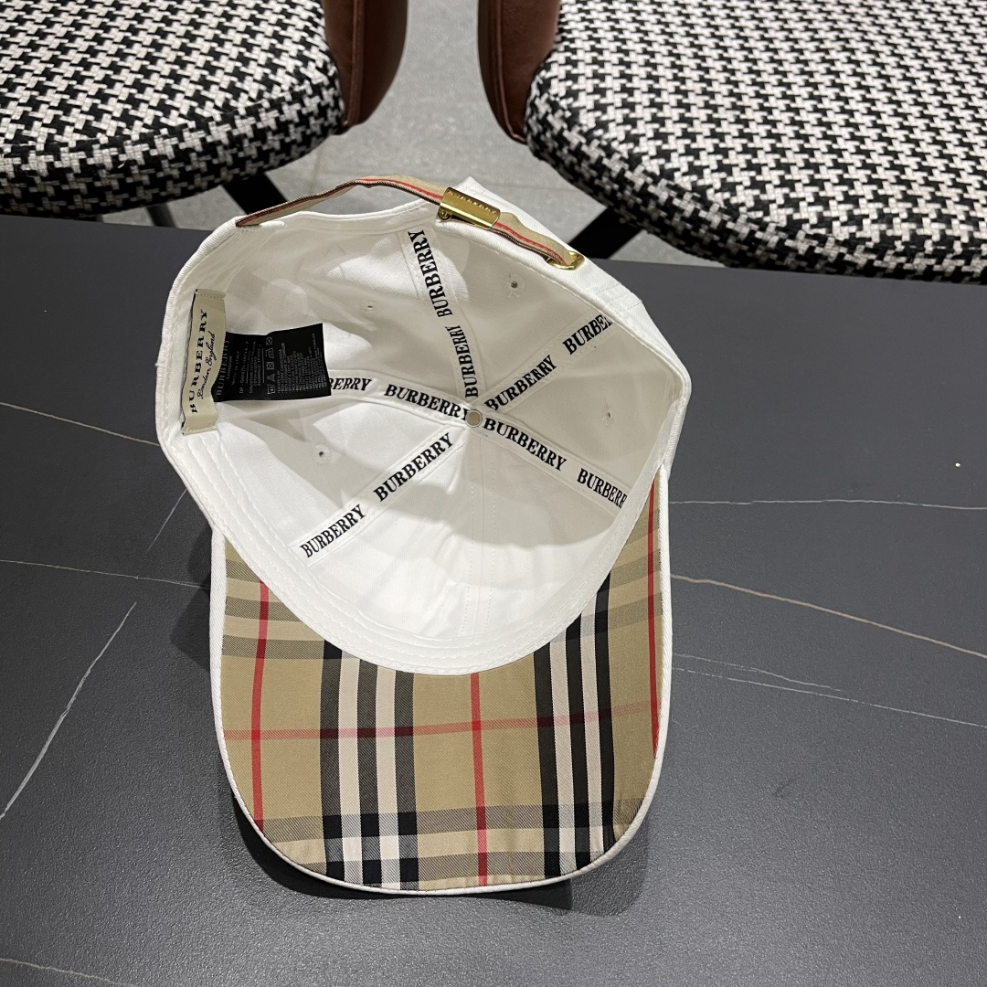 巴宝莉Burberry棒球帽新款百搭帽子显脸小夏季遮阳防晒户外运动小众