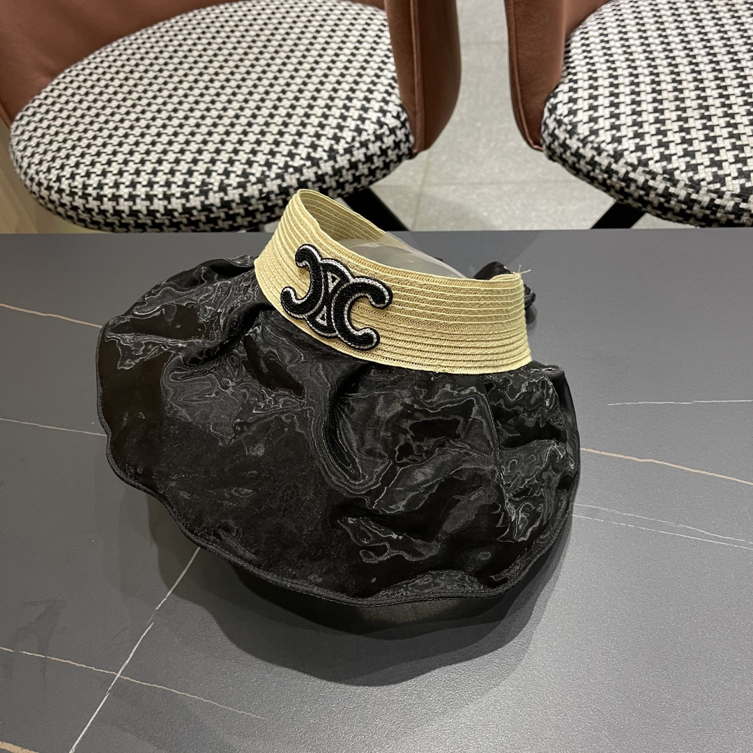  赛琳 时尚贝壳帽休闲防紫外线新款帽子女
夏季浮雕花纹可折叠防晒遮阳帽