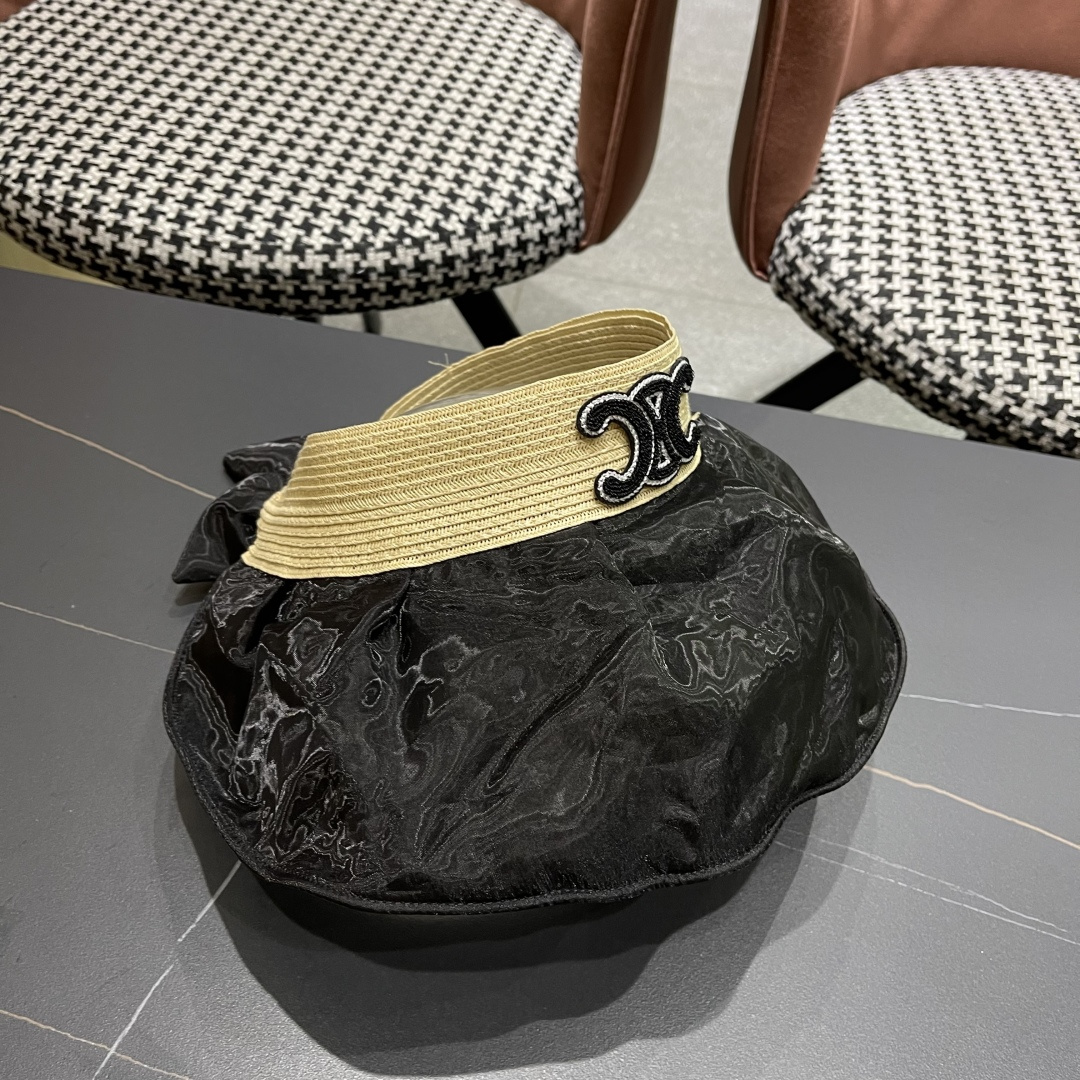  赛琳 时尚贝壳帽休闲防紫外线新款帽子女
夏季浮雕花纹可折叠防晒遮阳帽