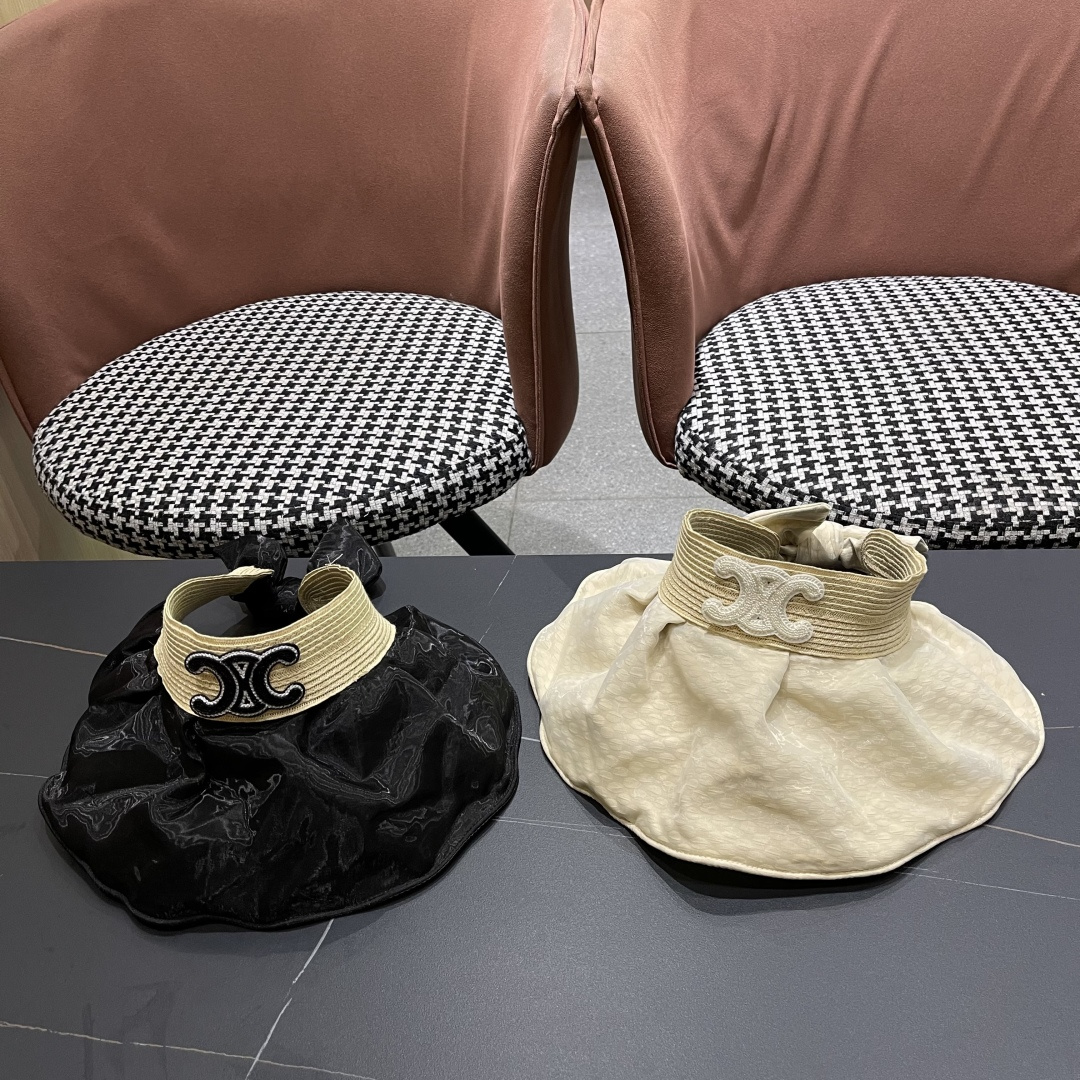  赛琳 时尚贝壳帽休闲防紫外线新款帽子女
夏季浮雕花纹可折叠防晒遮阳帽