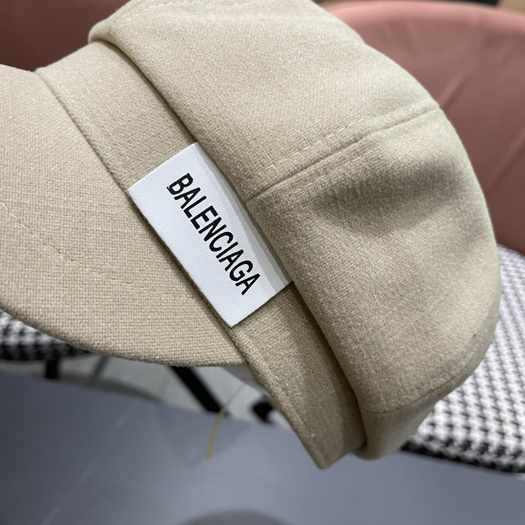  巴黎世家 贝雷帽女秋季韩系报童画家鸭舌大头显脸小秋冬季帽子