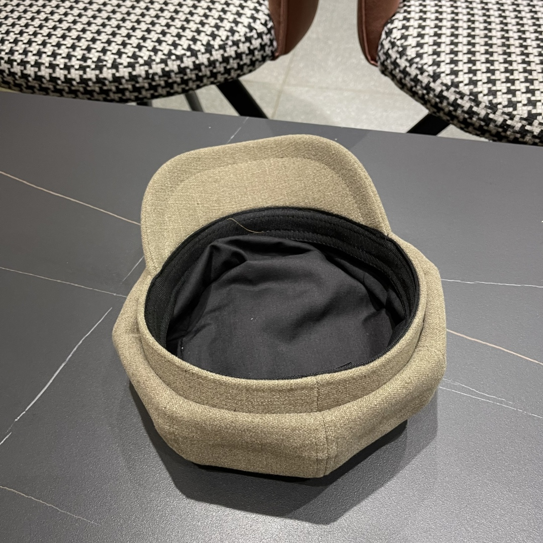  巴黎世家 贝雷帽女秋季韩系报童画家鸭舌大头显脸小秋冬季帽子