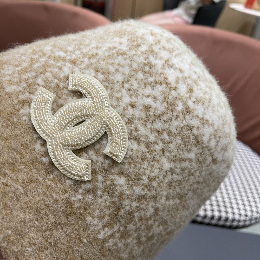  香奈儿 2025秋冬防寒保暖护耳渔夫帽子女素颜显脸小水桶帽毛绒帽