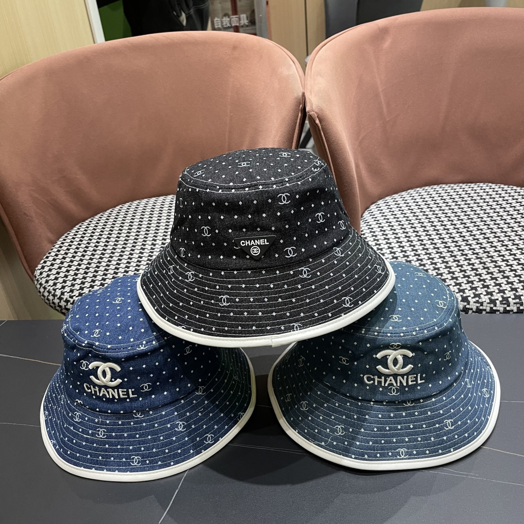 【CHANEL香奈儿】2025新款小香风原单小桶帽渔夫帽，🔆百搭日常款～出街必备