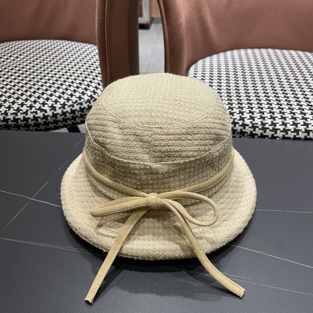 赛琳 2025新款韩版渔夫帽子女早秋时尚遮脸宽檐盆帽显脸小蝴蝶结防晒帽