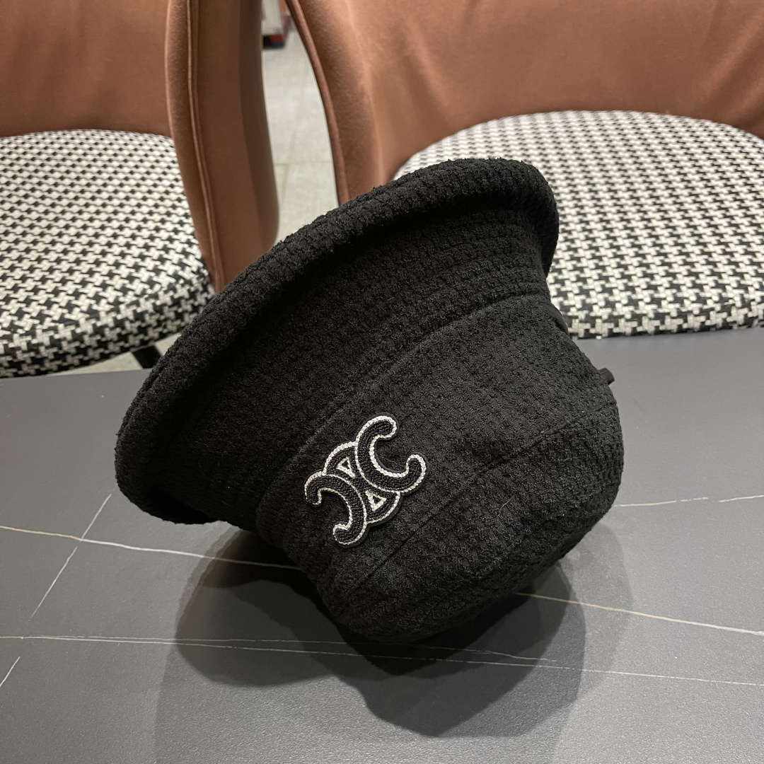 赛琳 2025新款韩版渔夫帽子女早秋时尚遮脸宽檐盆帽显脸小蝴蝶结防晒帽