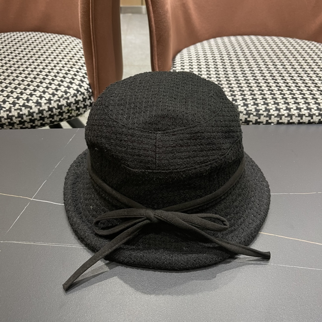 赛琳 2025新款韩版渔夫帽子女早秋时尚遮脸宽檐盆帽显脸小蝴蝶结防晒帽