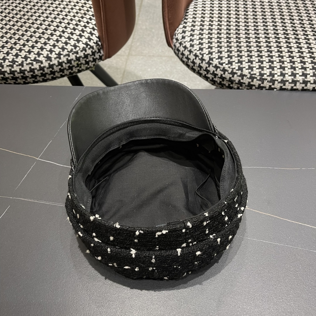 蒙口MONCLER🎩贝雷帽女2025秋冬新款日系大头围蓓蕾帽显脸小八角画家帽子春