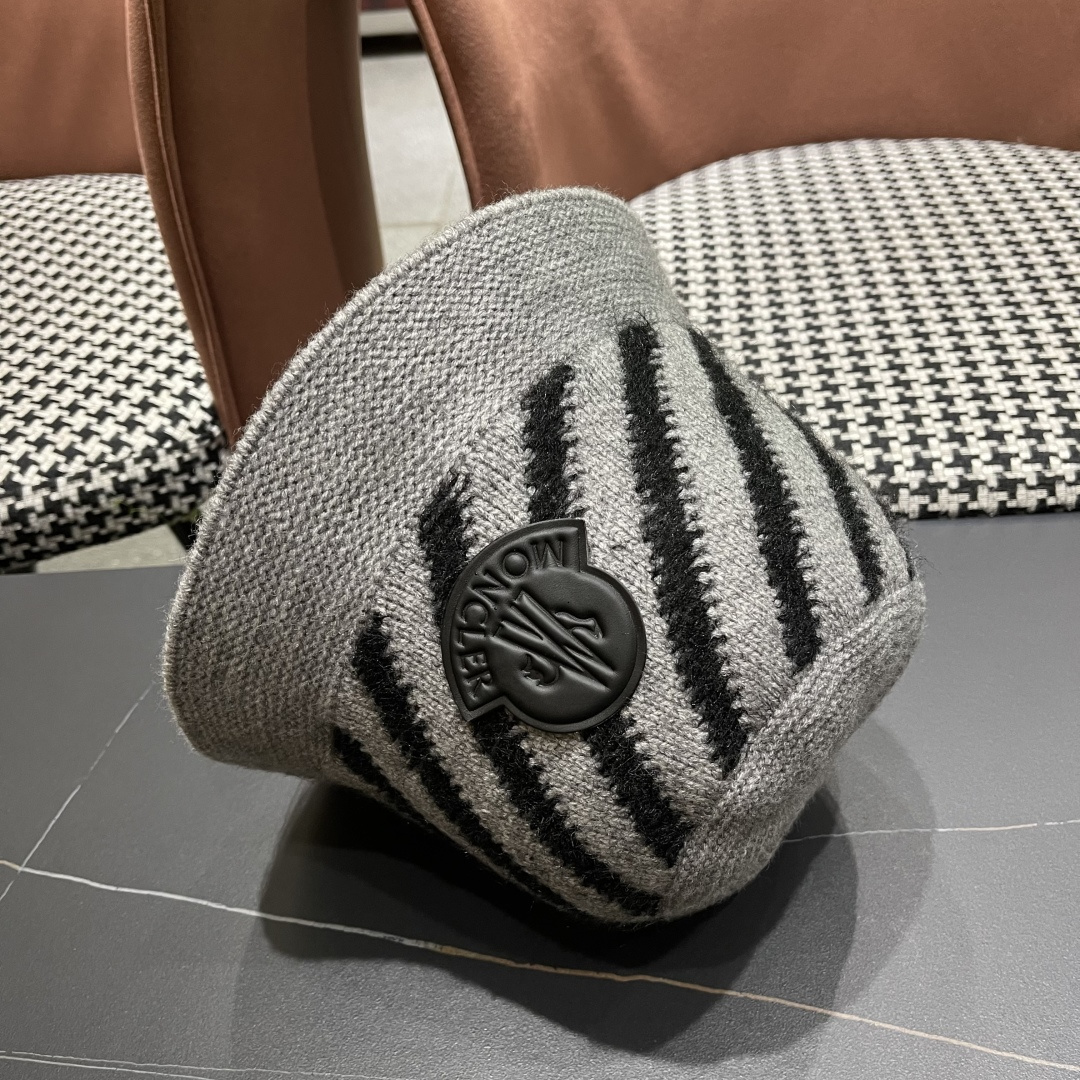 蒙口 渔夫帽女秋冬季毛绒针织大头围盆帽显脸小保暖冷帽子 2025新款加厚