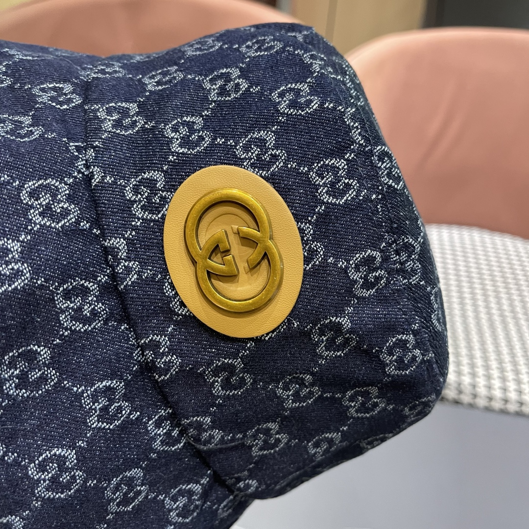 原单品质GUCCI古奇渔夫帽👒官网新品Gucci渔夫帽火爆来袭 工艺非常精美 高档大气上档次！低调奢华，