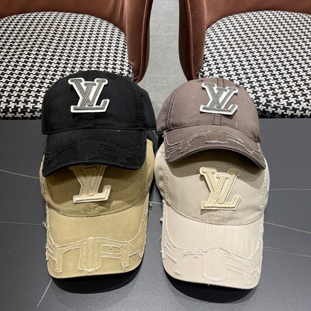  LV 路易威登2025新款经典休闲潮流款简约棒球帽🧢日韩风格，随便搭配都超好看！出门旅游，绝对要入手的