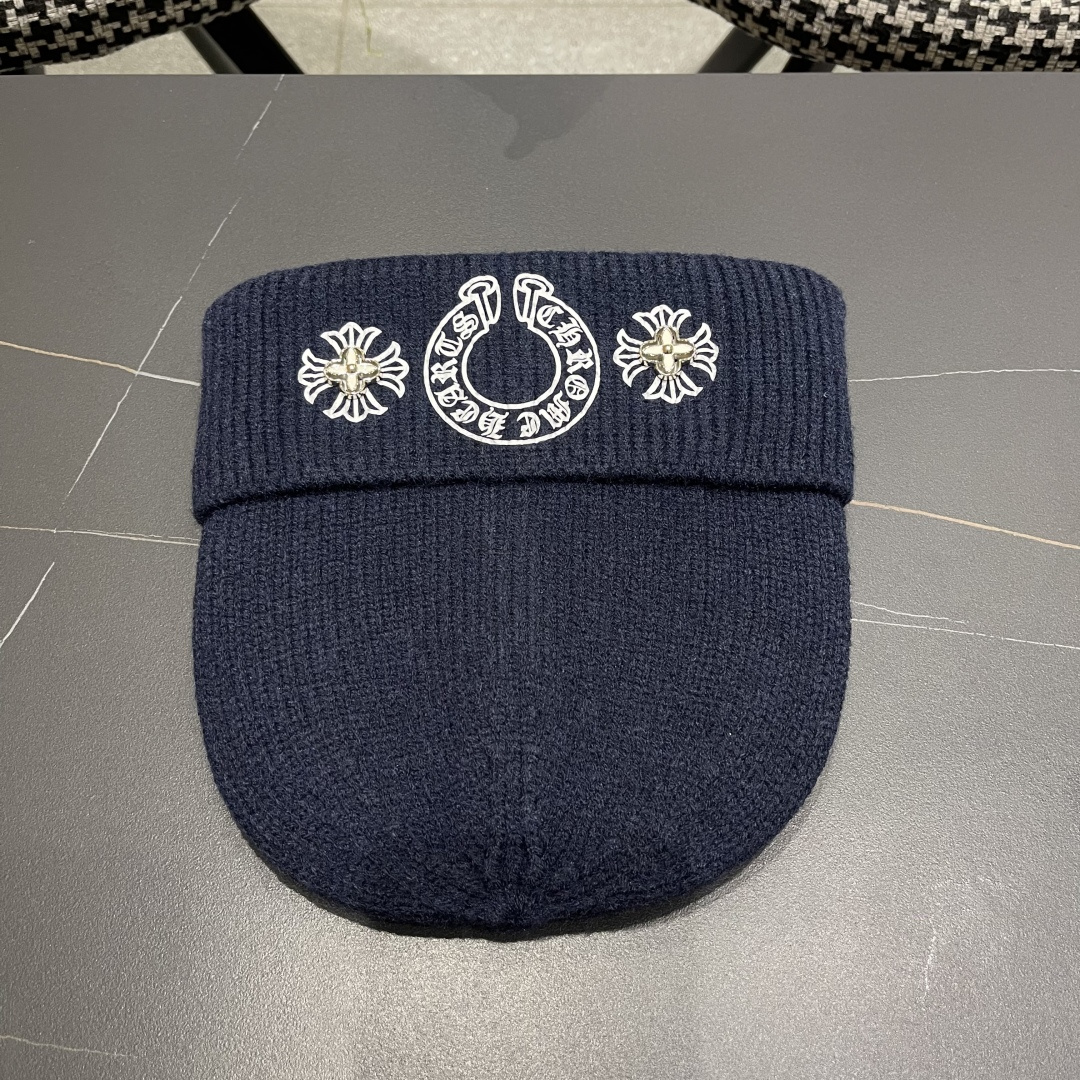 克罗心 新品韩版毛线帽潮男套头优雅十字架刺绣字母嘻哈针织帽秋冬女保暖