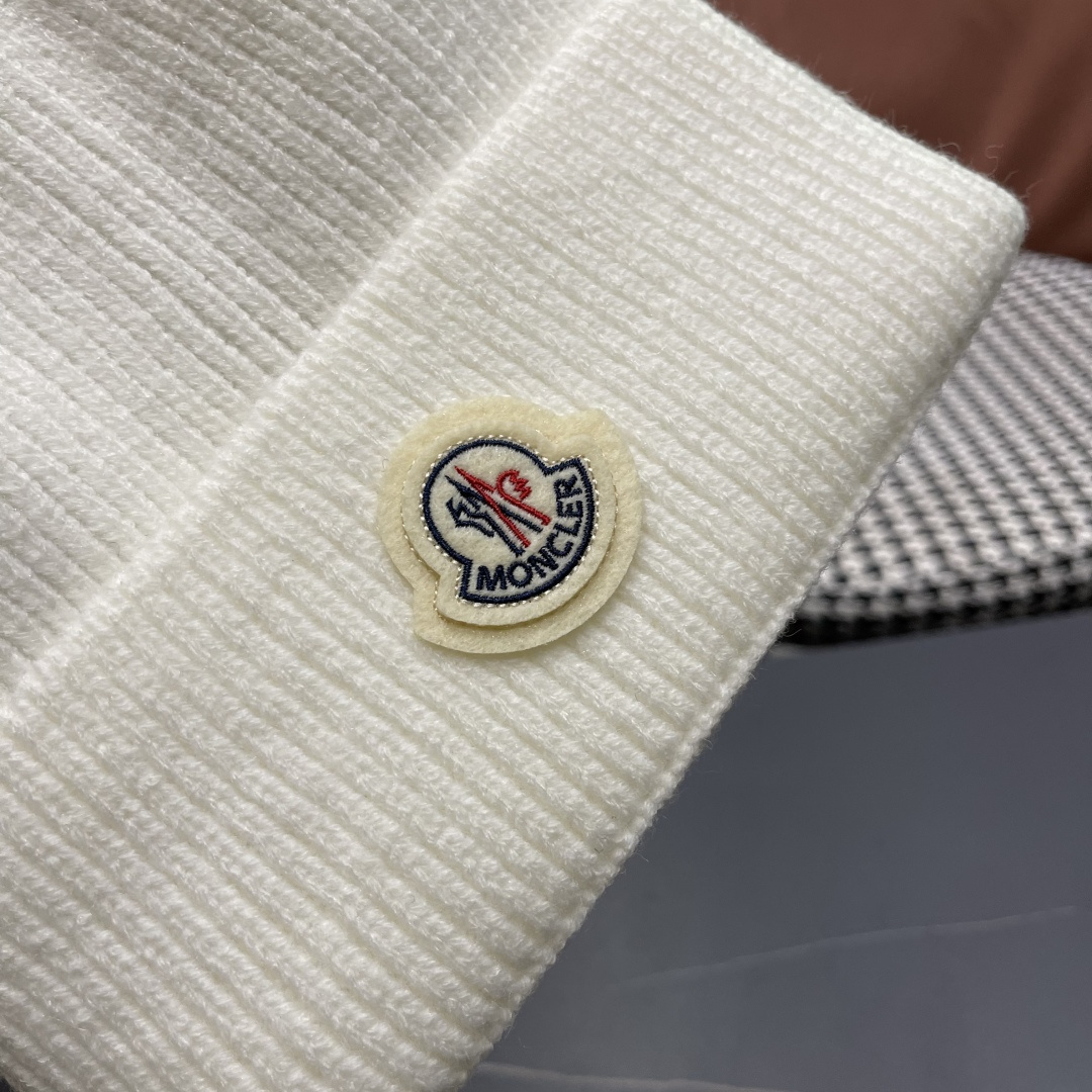 蒙口Moncler盟可睐💥2025官网经典针织帽，原单复刻.非常柔软亲肤，弹性很好💓有质感又非常百搭的款