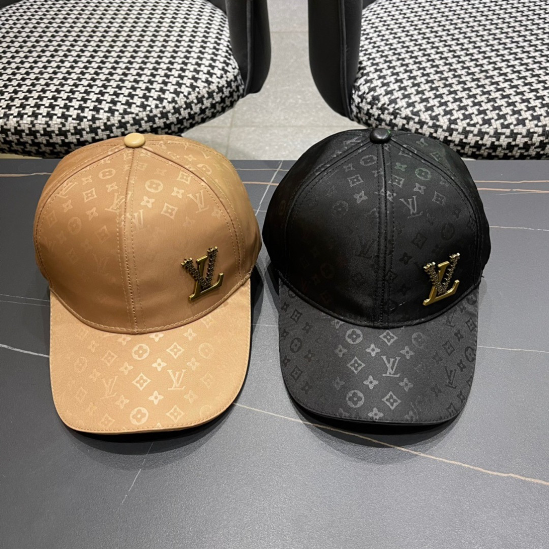 【LV路易威登】2025新款大牌棒球帽，专柜经典款，男女通用

