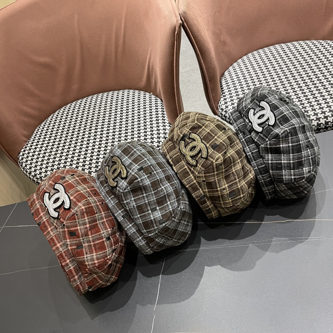  Chanel香奈儿2025新款贝雷帽，画家帽，头围57cm 四季百搭