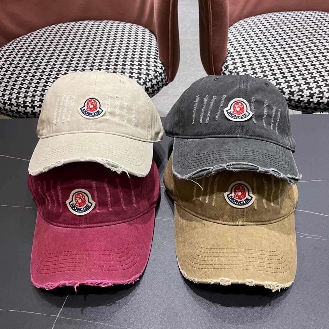  蒙口MONCLER2025新款棒球帽，时尚炸街单品，风格很OK，高品质舒适透气，凹造型很好看