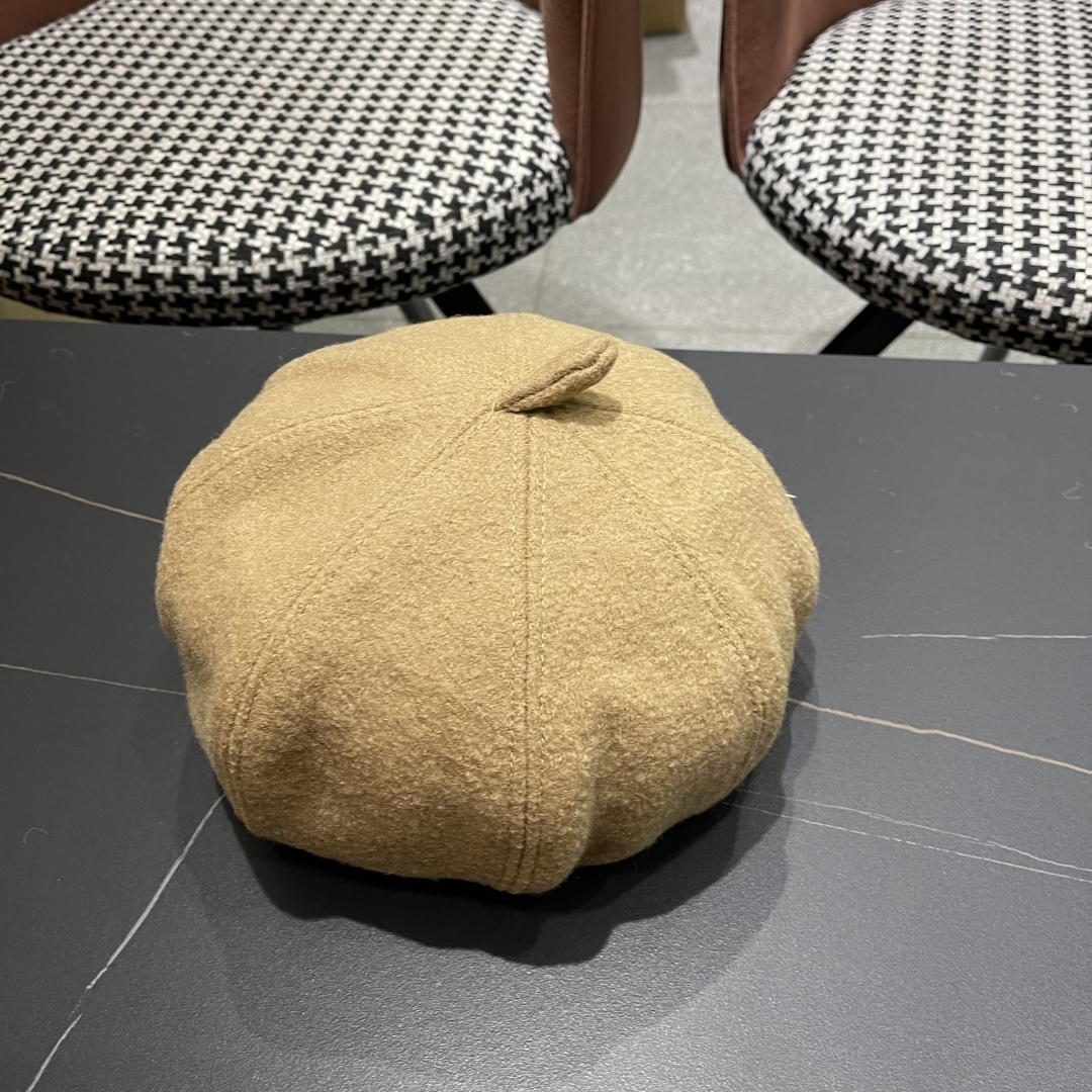  普拉达Prada新中式春夏贝雷帽女高品质轻薄立体时尚百搭单品潮