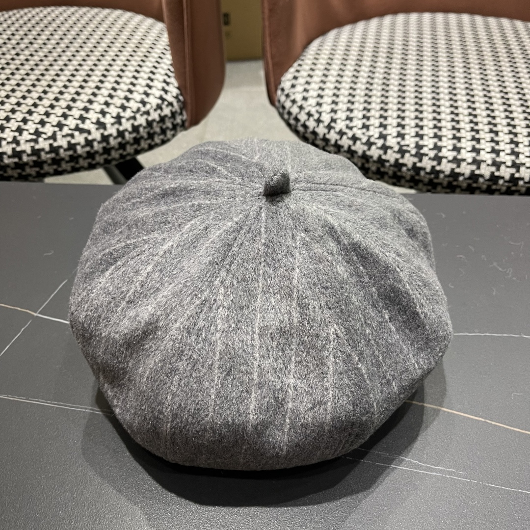  香奈儿 蓓蕾帽贝雷帽女士帽子女款秋冬冷帽鸭舌帽显脸小冬季画家帽女气质