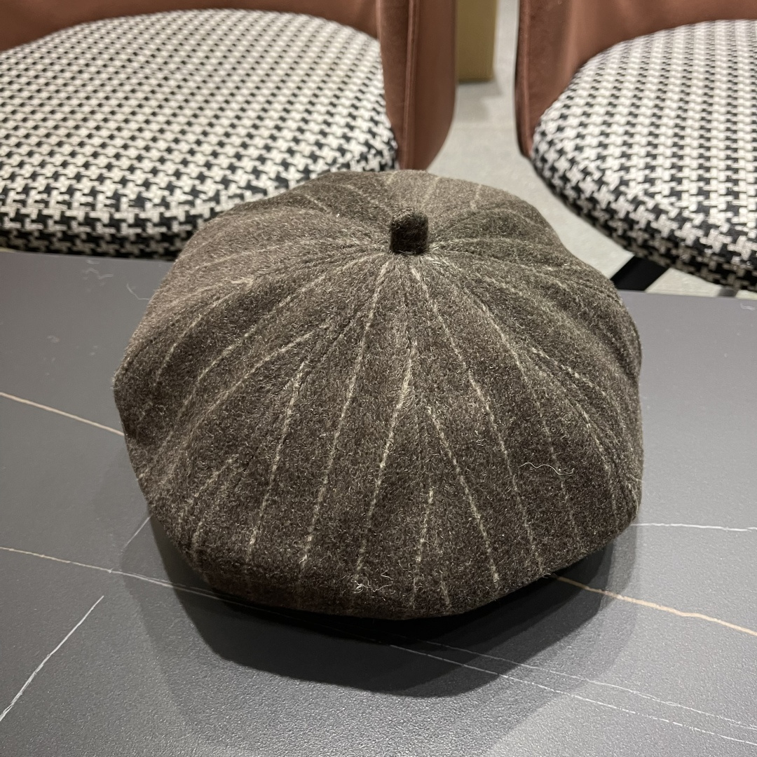  香奈儿 蓓蕾帽贝雷帽女士帽子女款秋冬冷帽鸭舌帽显脸小冬季画家帽女气质