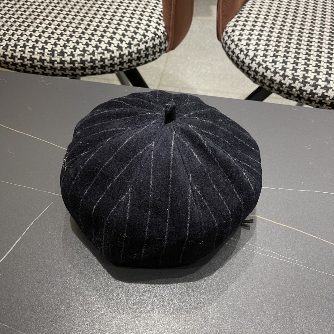  香奈儿 蓓蕾帽贝雷帽女士帽子女款秋冬冷帽鸭舌帽显脸小冬季画家帽女气质