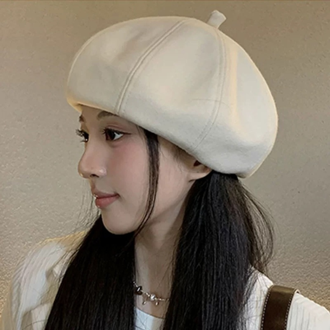  DIOR迪奥贝雷帽百搭可爱圆顶甜美蓓蕾帽显脸小日系保暖逛街出游八角帽