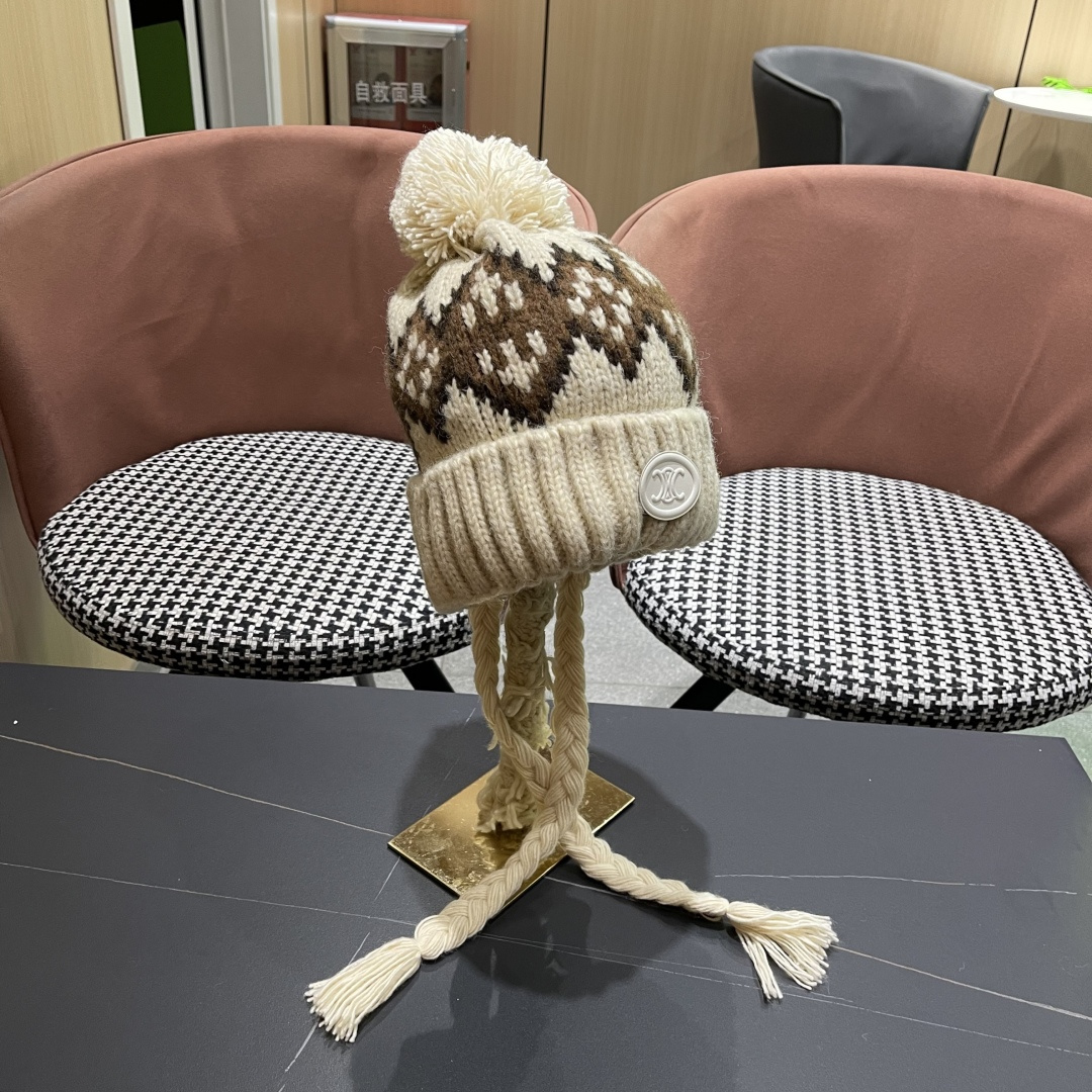  赛琳cellne  冬款雷锋帽女冬季时尚保暖护耳羽绒帽防风东北户外帽子女

