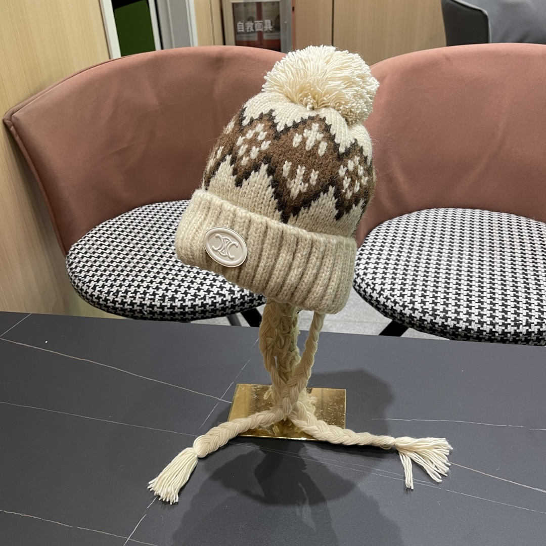  赛琳cellne  冬款雷锋帽女冬季时尚保暖护耳羽绒帽防风东北户外帽子女

