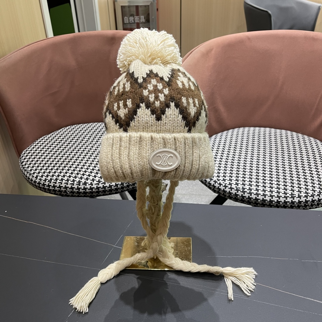  赛琳cellne  冬款雷锋帽女冬季时尚保暖护耳羽绒帽防风东北户外帽子女

