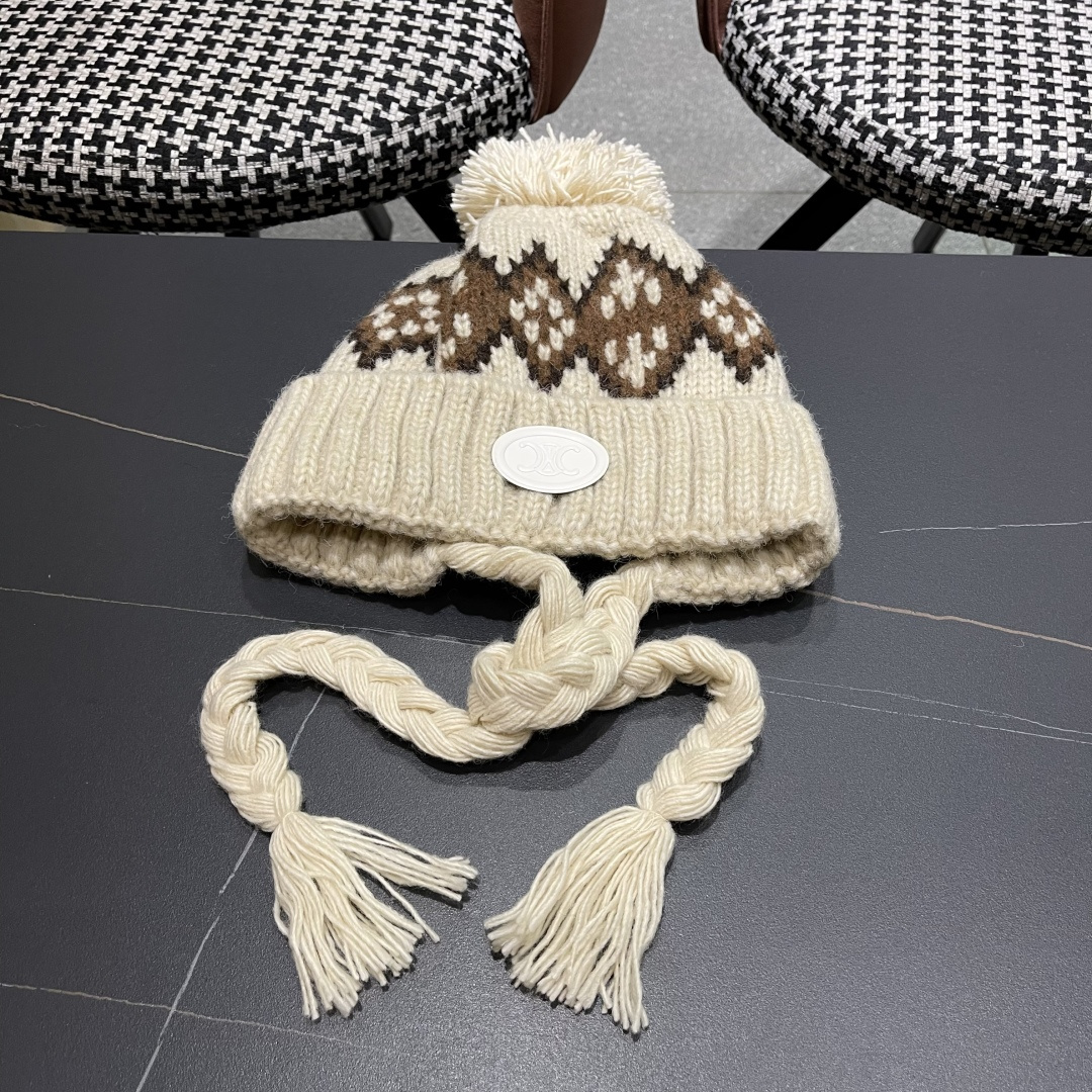  赛琳cellne  冬款雷锋帽女冬季时尚保暖护耳羽绒帽防风东北户外帽子女

