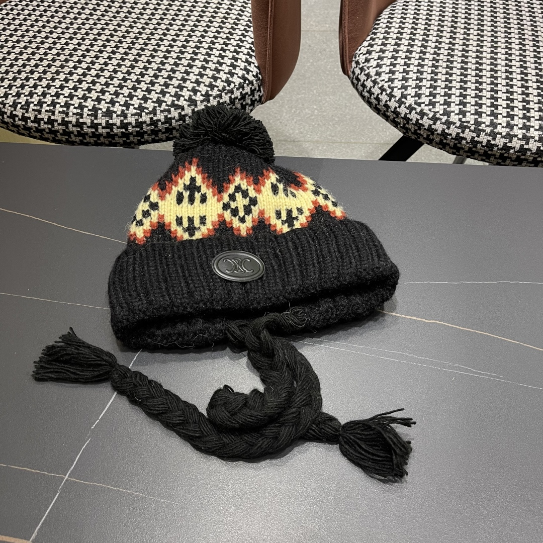  赛琳cellne  冬款雷锋帽女冬季时尚保暖护耳羽绒帽防风东北户外帽子女

