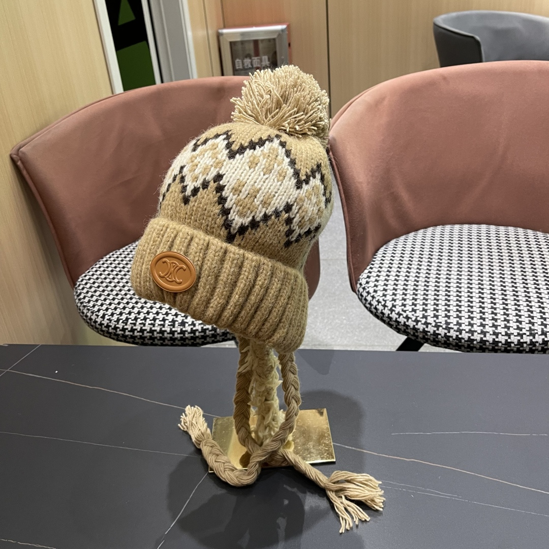  赛琳cellne  冬款雷锋帽女冬季时尚保暖护耳羽绒帽防风东北户外帽子女

