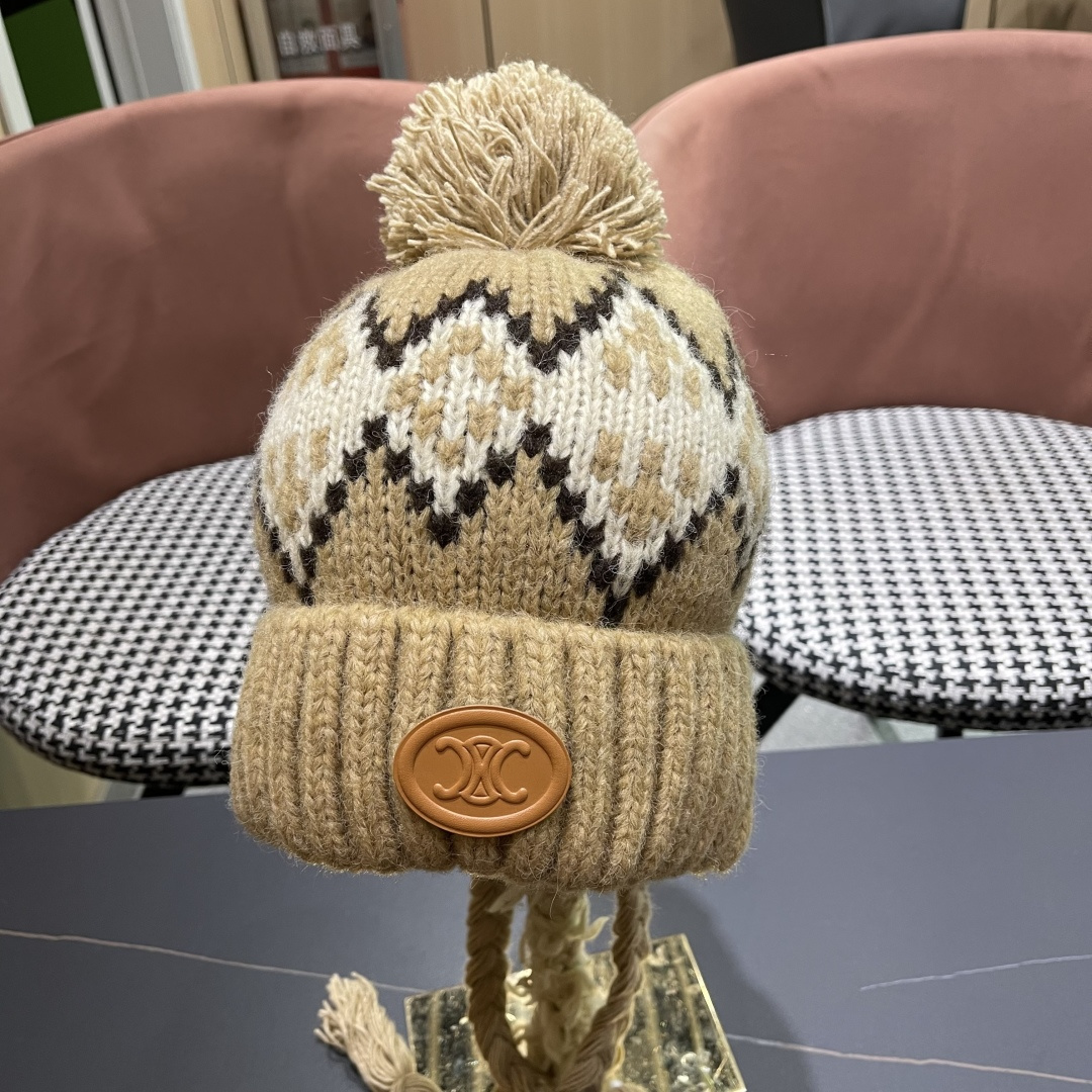  赛琳cellne  冬款雷锋帽女冬季时尚保暖护耳羽绒帽防风东北户外帽子女

