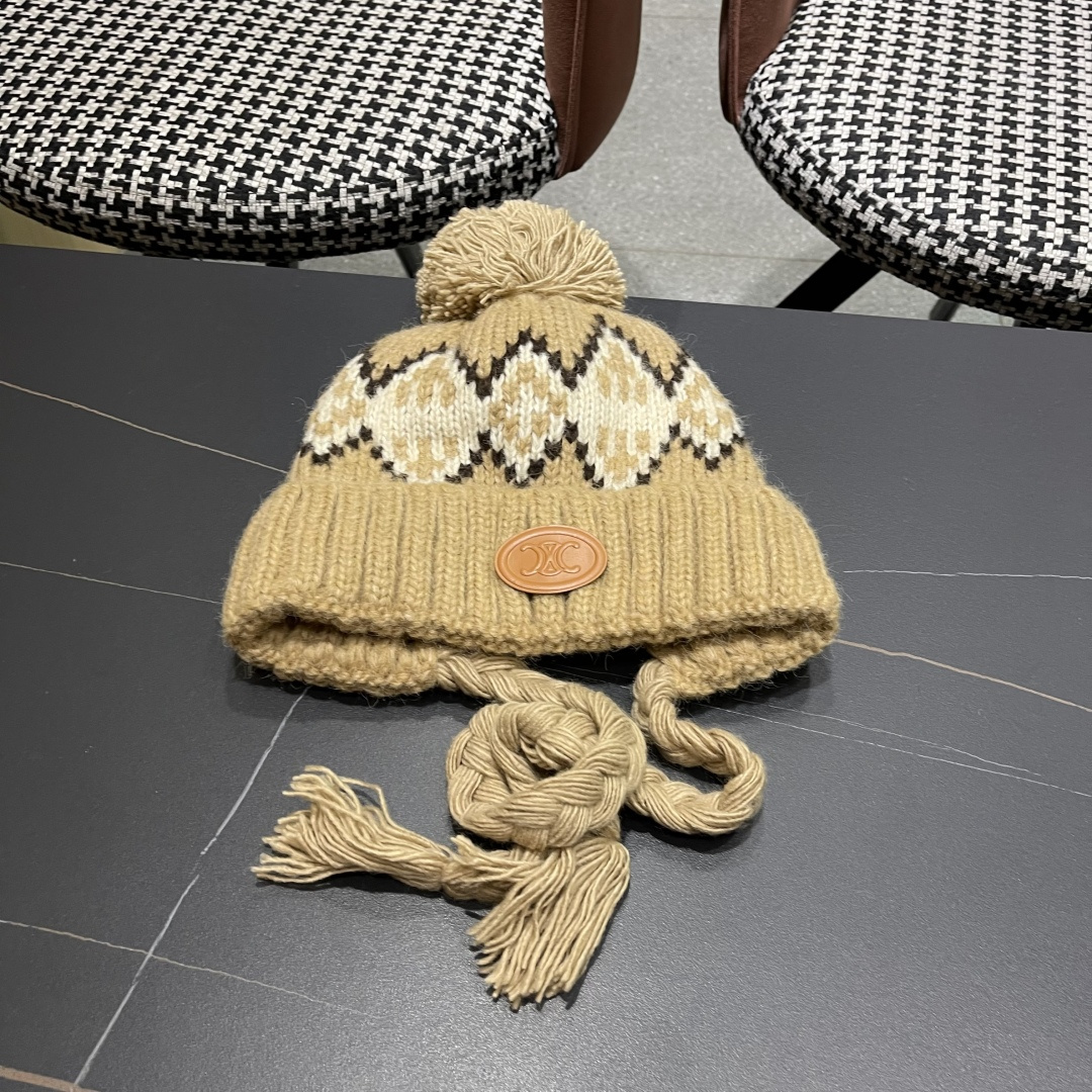  赛琳cellne  冬款雷锋帽女冬季时尚保暖护耳羽绒帽防风东北户外帽子女

