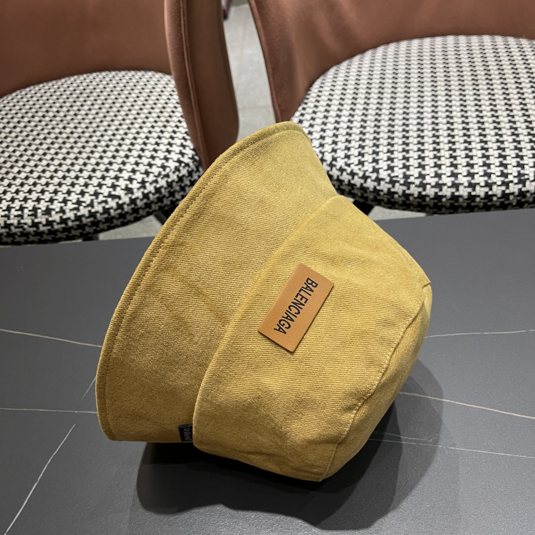  巴黎世家BALENCIAGA 新韩版时尚渔夫帽潮女士简约百搭防晒日系盆帽子