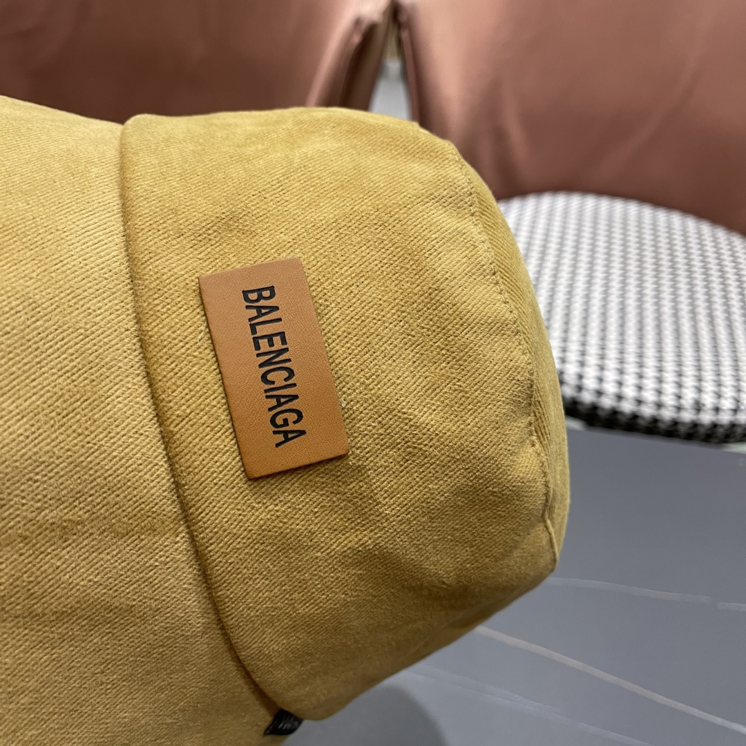  巴黎世家BALENCIAGA 新韩版时尚渔夫帽潮女士简约百搭防晒日系盆帽子