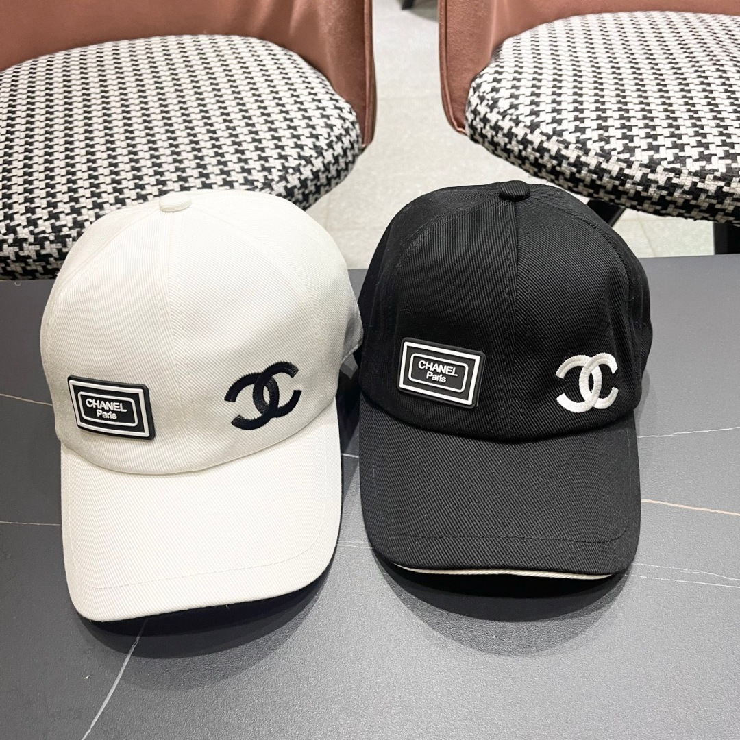  Chanel（香奈儿）2025专柜新款原单刺绣棒球帽，11开模订制，立体刺绣，精致无暇！100%纯棉面