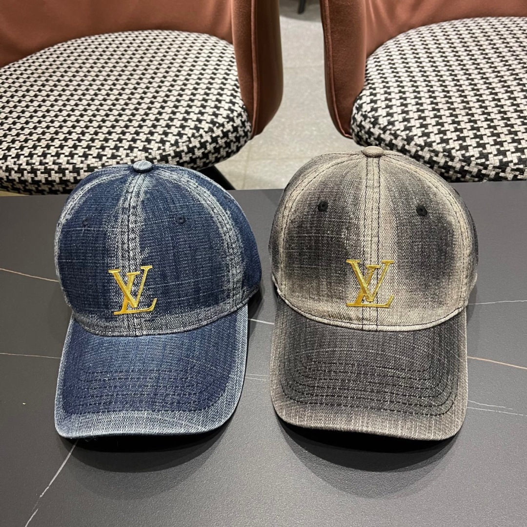  LV路易威登牛仔棒球帽🧢轻盈透气。完美版型，独家实物拍摄，男女适用