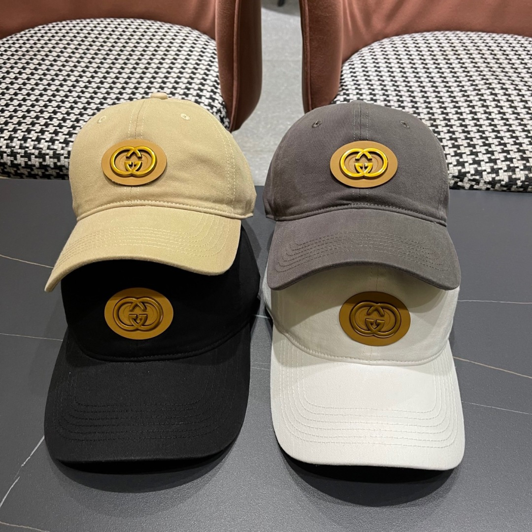  古奇Gucci～2025春季新款 简约高级感棒球帽
