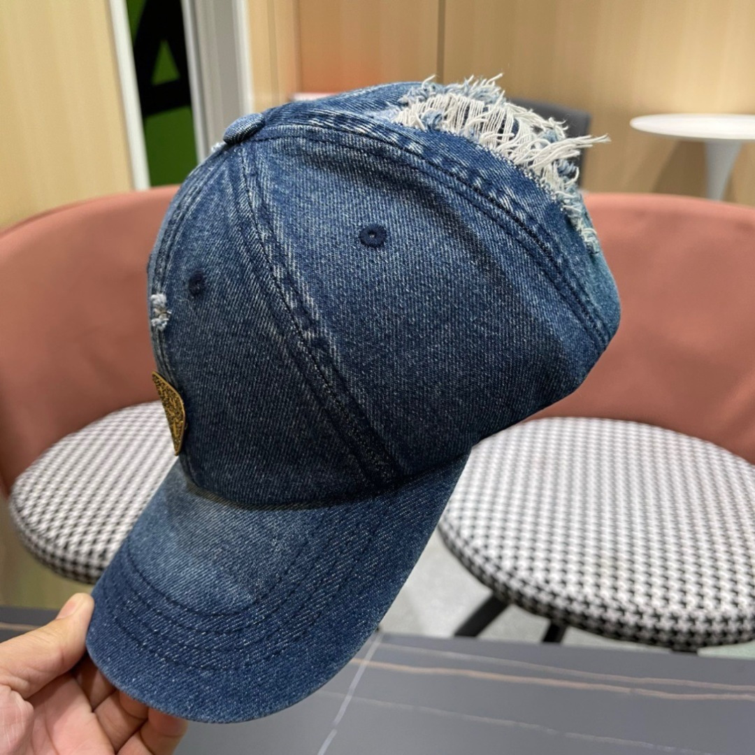  Prada普拉达 2025早春新款大牌款牛仔棒球帽，经典款男女通用