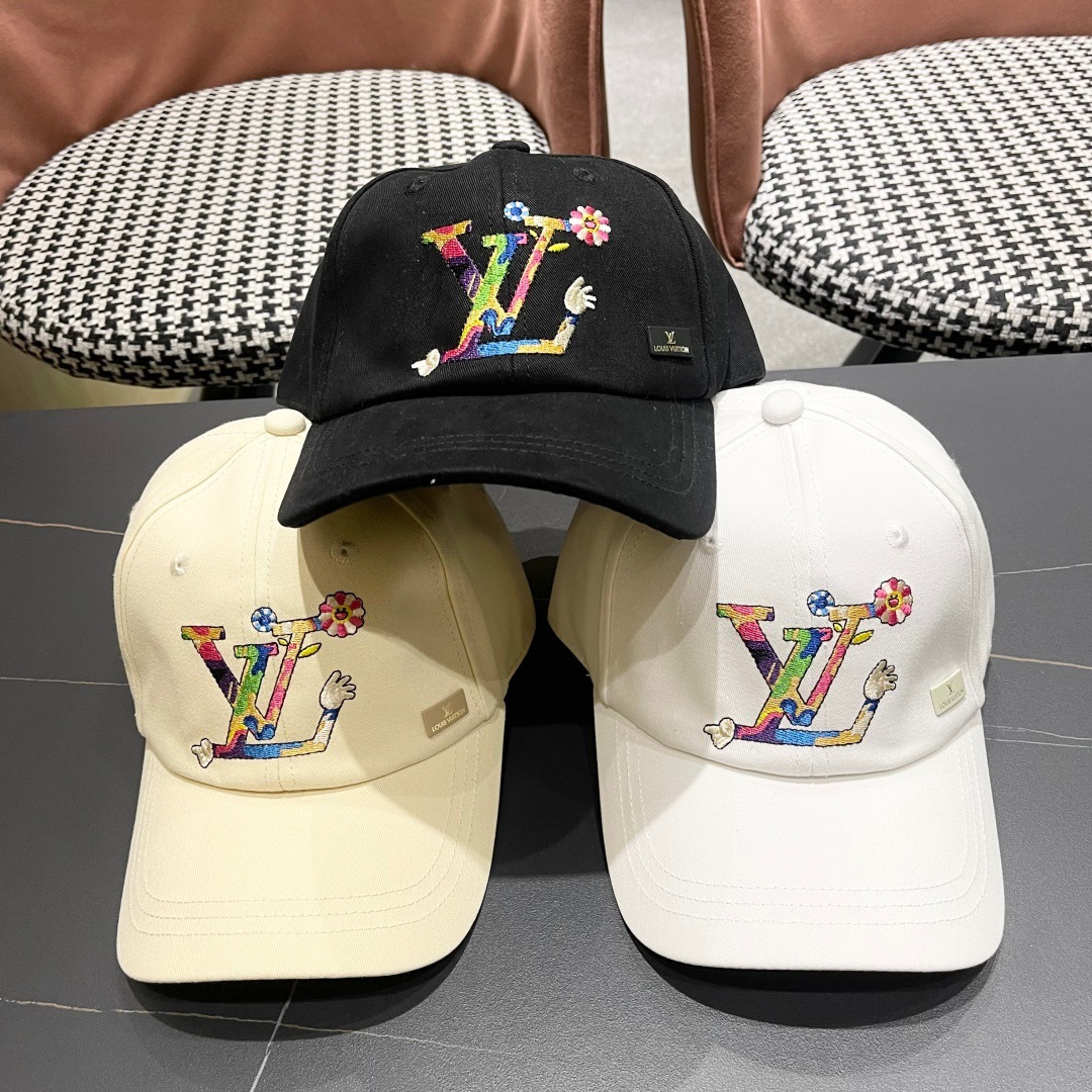  路易威登棒球帽 LouisVuitton😍新款LV棒球帽高端大气，百搭款🤗男女通用！跑量！