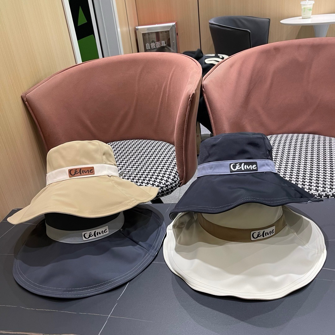  celine赛琳 2025新款春夏新款防晒渔夫帽！秋超显气质，质感无敌！