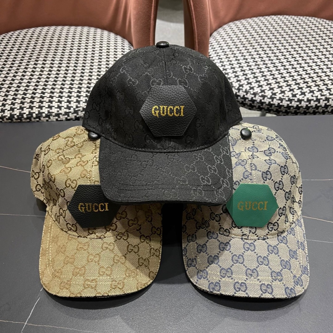 古奇棒球帽♥️GUCCI🧢官网新品，棒球帽，原单品质火爆来袭 🔥🎩 工艺非常精美 高档大气上档次！方便携